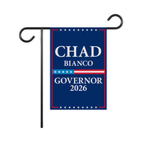 Chad Bianco For California Governor 2026 Garden Flag, Double Sided, 2026 Governor Flag, Republic, Elections Flag, Race Red White & Blue Flag