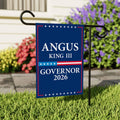 Angus King III For Maine Governor 2026 Garden Flag, Double Sided, 2026 Governor Flag, Democrate, Elections Flag, Race Red White & Blue Flag