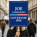 Joe Lombardo For Nevada Governor 2026 Election Sign, Political Campaign Sign, Republican party, Governor Election 2026 Race Poster Sign
