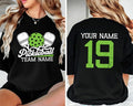 Custom Pickleball Shirt, Pickleball Matching Team Shirt, Pickleball Player Tee, Pickle Ball Shirt, Custom Name Number Shirt, Front Back
