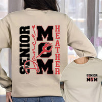 Senior Dance Mom Sweatshirt, Personalized 2026 Senior Mom Shirt, Class of 2026 Dancer Tee, Ballet Mom Shirt, Competition Dance, Front Back