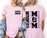 Senior Dance Mom Sweatshirt, Personalized 2026 Senior Mom Shirt, Class of 2026 Dancer Tee, Ballet Mom Shirt, Competition Dance, Front Back