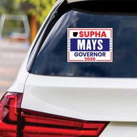 Supha Xayprasith-Mays For Arkansas Governor 2026 Vinyl Sticker, Vote Supha Mays, Arkansas Governor Elections 2026 Bumper Sticker 6" x 4.5"