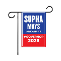 Supha Xayprasith-Mays For Arkansas Governor 2026 Garden Flag, Double Sided, 2026 Governor Flag, Elections Flag, Race Red White Blue Flag