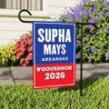 Supha Xayprasith-Mays For Arkansas Governor 2026 Garden Flag, Double Sided, 2026 Governor Flag, Elections Flag, Race Red White Blue Flag