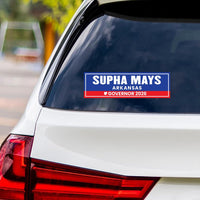 Supha Xayprasith-Mays For Arkansas Governor 2026 Vinyl Sticker, Vote Supha Mays, Arkansas Governor Elections 2026 Bumper Sticker 10" x 3"