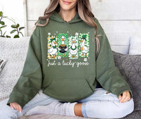 St Patrick’s Day Goose Shirt, Just a Lucky Goose Shirt, Shamrock Irish Goose Tee, Funny Irish Goose Shirt, St Patrick Gift, Gift for Friends