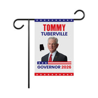 Tommy Tuberville For Alabama Governor 2026 Garden Flag, Double Sided, 2026 Governor Flag, Elections Flag, Race Red White & Blue Flag