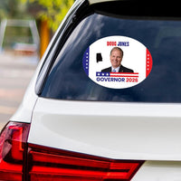 Doug Jones For Alabama Governor 2026 Vinyl Sticker, Vote Doug Jones, Alabama Governor Elections 2026 Bumper Sticker, 6" x 4.5"