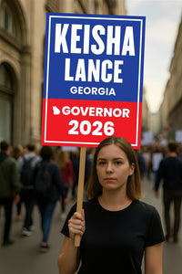 Keisha Lance Bottoms For Georgia Governor 2026 Election Sign, Political Campaign Sign, Democrate, Governor Election 2026 Race Poster Sign