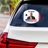 Treg Taylor For Alaska Governor 2026 Vinyl Sticker, Vote Treg Taylor, Alaska Governor Elections 2026 Bumper Sticker, 6" x 4.5"