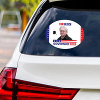 Tom Begich For Alaska Governor 2026 Vinyl Sticker, Vote Tom Begich, Alaska Governor Elections 2026 Bumper Sticker, 6" x 4.5"