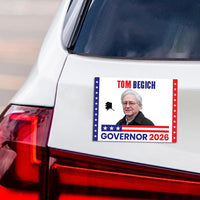 Tom Begich For Alaska Governor 2026 Car Magnet - Vote Tom Begich Vehicle Magnet, Alaska Governor Elections 2026 Magnet - 6" x 4.5"