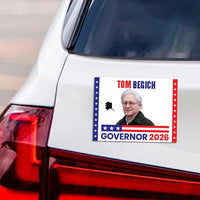 Tom Begich For Alaska Governor 2026 Car Magnet - Vote Tom Begich Vehicle Magnet, Alaska Governor Elections 2026 Magnet - 6" x 4.5"