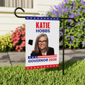 Katie Hobbs For Arizona Governor 2026 Garden Flag, Double Sided, 2026 Governor Flag, Democratic, Elections Flag, Race Red White & Blue Flag