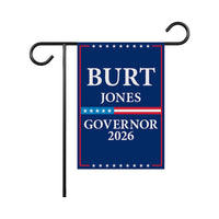 Burt Jones For Georgia Governor 2026 Garden Flag, Double Sided, 2026 Governor Flag, Republican, Elections Flag, Race Red White & Blue Flag