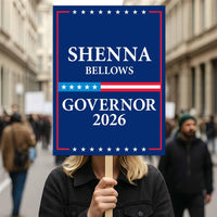 Shenna Bellows For Maine Governor 2026 Election Sign, Political Campaign Sign, Democratic party, Governor Election 2026 Race Poster Sign