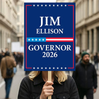 Jim Ellison For New Mexico Governor 2026 Election Sign, Political Campaign Sign, Republican party, Governor Election 2026 Race Poster Sign