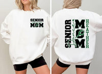 Senior Dance Mom Sweatshirt, Personalized 2026 Senior Mom Shirt, Class of 2026 Dancer Tee, Ballet Mom Shirt, Competition Dance, Front Back