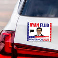 Ryan Fazio For Connecticut Governor 2026 Car Magnet - Vote Ryan Fazio Vehicle Magnet, Connecticut Governor Elections 2026 Magnet - 6