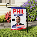 Phil Weiser For Colorado Governor 2026 Garden Flag, Double Sided, 2026 Governor Flag, Democrates, Elections Flag, Race Red White & Blue Flag