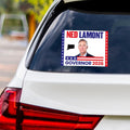 Ned Lamont For Connecticut Governor 2026 Vinyl Sticker, Vote Ned Lamont, Connecticut Governor Elections 2026 Bumper Sticker 6
