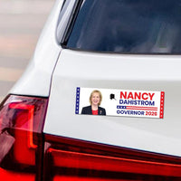 Nancy Dahlstrom For Alaska Governor 2026 Car Magnet - Vote Nancy Dahlstrom Vehicle Magnet, Alaska Governor Elections 2026 Magnet - 10" x 3"