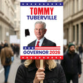 Tommy Tuberville For Alabama Governor 2026 Election Sign, Political Campaign Sign, Republican party, Governor Election 2026 Race Poster Sign