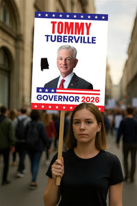 Tommy Tuberville For Alabama Governor 2026 Election Sign, Political Campaign Sign, Republican party, Governor Election 2026 Race Poster Sign