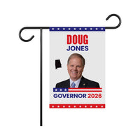 Doug Jones For Alabama Governor 2026 Garden Flag, Double Sided, 2026 Governor Flag, Democrate, Elections Flag, Race Red White & Blue Flag