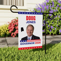 Doug Jones For Alabama Governor 2026 Garden Flag, Double Sided, 2026 Governor Flag, Democrate, Elections Flag, Race Red White & Blue Flag
