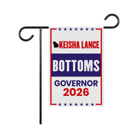Keisha Lance Bottoms For Georgia Governor 2026 Garden Flag, Double Sided, 2026 Governor Flag, Elections Flag, Race Red White & Blue Flag