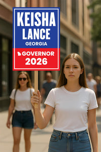 Keisha Lance Bottoms For Georgia Governor 2026 Election Sign, Political Campaign Sign, Democrate, Governor Election 2026 Race Poster Sign