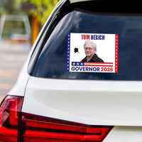 Tom Begich For Alaska Governor 2026 Vinyl Sticker, Vote Tom Begich, Alaska Governor Elections 2026 Bumper Sticker, 6" x 4.5"
