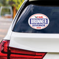 Carl Brunner For Maryland Governor 2026 Vinyl Sticker, Vote Carl Brunner, Maryland Governor Elections 2026 Bumper Sticker 6