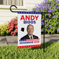 Andy Biggs For Arizona Governor 2026 Garden Flag, Double Sided, 2026 Governor Flag, Elections Flag, Race Red White & Blue Flag