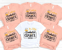 Personalized Graduation Cruise 2026 Shirt, Senior Trip Cruise Shirt, Class of 2026 Cruise Tee, Graduation Cruise Shirt, Grad Gifts