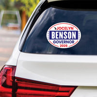 Jocelyn Benson For Michigan Governor 2026 Vinyl Sticker, Vote Jocelyn Benson, Michigan Governor Elections 2026 Bumper Sticker 6" x 4.5"