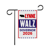 Lynne Walz For Nebraska Governor 2026 Garden Flag, Double Sided, 2026 Governor Flag, Democrate, Elections Flag, Race Red White & Blue Flag