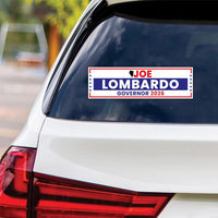 Joe Lombardo For Nevada Governor 2026 Vinyl Sticker, Vote Joe Lombardo, Nevada Governor Elections 2026 Bumper Sticker 10" x 3"