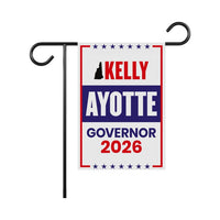 Kelly Ayotte For New Hampshire Governor 2026 Garden Flag, Double Sided, 2026 Governor Flag, Elections Flag, Race Red White & Blue Flag