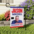 Jason Mikesell For Colorado Governor 2026 Garden Flag, Double Sided, 2026 Governor Flag, Elections Flag, Race Red White & Blue Flag