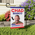 Chad Bianco For California Governor 2026 Garden Flag, Double Sided, 2026 Governor Flag, Republic, Elections Flag, Race Red White & Blue Flag