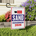 Rob Sand For Iowa Governor 2026 Garden Flag, Double Sided, 2026 Governor Flag, Democratic party, Elections Flag, Race Red White & Blue Flag