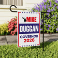 Mike Duggan For Michigan Governor 2026 Garden Flag, Double Sided, 2026 Governor Flag, Independent, Elections Flag, Race Red White Blue Flag