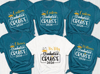Personalized Graduation Cruise 2026 Shirt, Senior Trip Cruise Shirt, Class of 2026 Cruise Tee, Graduation Cruise Shirt, Grad Gifts