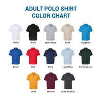 Custom Embroidered Polo Shirt for Father and Son, Personalized Polo Shirts for Golf Outings, Casual Polo, Birthday Gift, Daily Wear