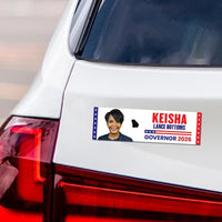 Keisha Lance Bottoms For Georgia Governor 2026 Car Magnet - Vote Keisha Lance Vehicle Magnet, Governor Elections 2026 Magnet - 10" x 3"