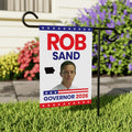 Rob Sand For Iowa Governor 2026 Garden Flag, Double Sided, 2026 Governor Flag, Democratic party, Elections Flag, Race Red White & Blue Flag