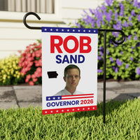 Rob Sand For Iowa Governor 2026 Garden Flag, Double Sided, 2026 Governor Flag, Democratic party, Elections Flag, Race Red White & Blue Flag